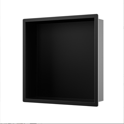 Schöne Design Matte Schwarz Edelstahl Dusche Nische für Bad Fliesen Einfügen