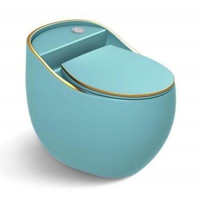 Modernes Design Grüne Farbe Einstück Toilette für Bad Keramik Sanitärwaren WC Toilette