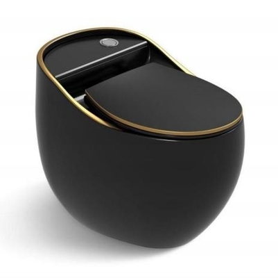 Kundenoptional Ei-förmige Farbtoiletten Sitzschüssel WC Smart Toilettenzubehör Set