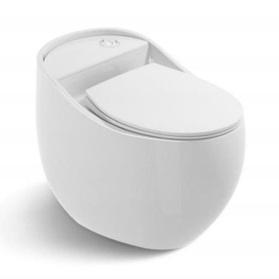 Kundenoptional Ei-förmige Farbtoiletten Sitzschüssel WC Smart Toilettenzubehör Set