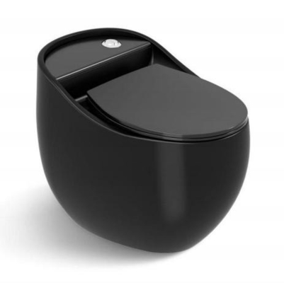 Kundenoptional Ei-förmige Farbtoiletten Sitzschüssel WC Smart Toilettenzubehör Set