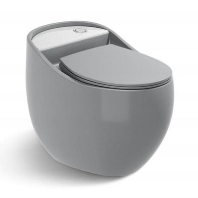 Kundenoptional Ei-förmige Farbtoiletten Sitzschüssel WC Smart Toilettenzubehör Set