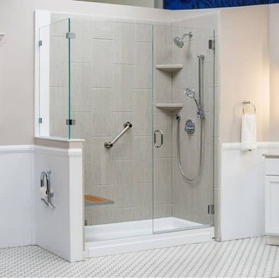 Badezimmer mit 8 mm Glasdicke Duschzimmer und All-in-One-Design