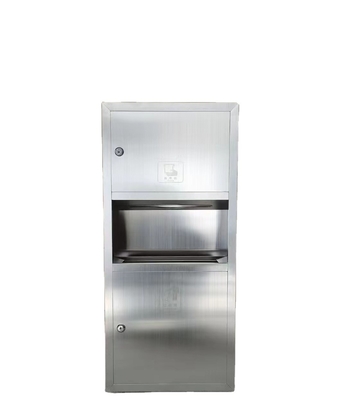 Edelstahlnische für Quadratfliesen Dusche eingebautes Licht und Toilettenpapierhalter