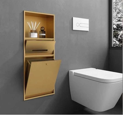 Verbessern Sie Ihr Badezimmer mit einer schlanken Edelstahlduschnische und einem wasserdichten Design