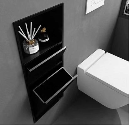 Verbessern Sie Ihr Badezimmer mit einer schlanken Edelstahlduschnische und einem wasserdichten Design