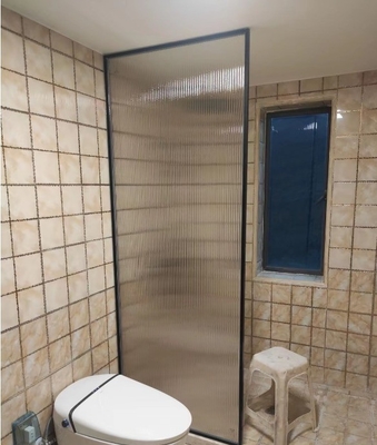 Ein Stück Rose Gold Edelstahl Duschgehäuse für Eckinstallation 90cm
