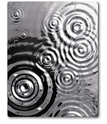 Zeitgenössisches Design Super-Duplex-Wasserrunden-Golfplatte aus Edelstahl 1 kg
