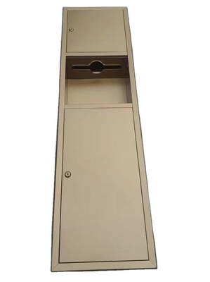 Edelstahl-Nische-Hausprodukte Moderne Lobby Einbauten Tissue Box mit modernem Design