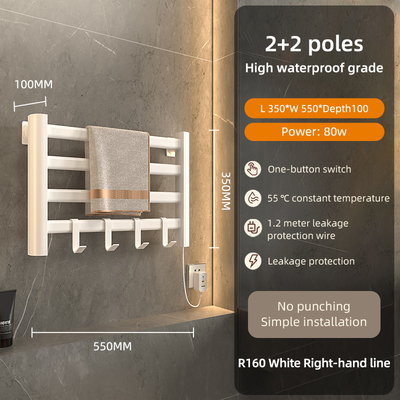Drei-Schicht-Moderne-Design Stahl-Badezimmer-Heizhandtuch-Wärmer Schiene Elektro 1000 400