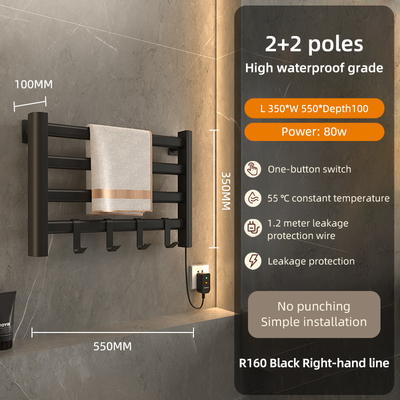 Drei-Schicht-Moderne-Design Stahl-Badezimmer-Heizhandtuch-Wärmer Schiene Elektro 1000 400