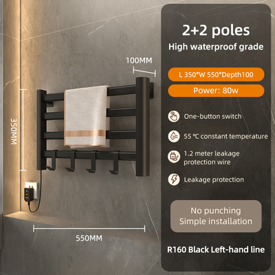 Drei-Schicht-Moderne-Design Stahl-Badezimmer-Heizhandtuch-Wärmer Schiene Elektro 1000 400