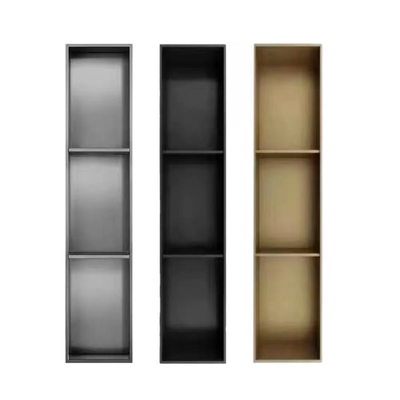 Hotel Brushed Oberfläche Gunmetal Schwarz Wand eingesetzt Nische für Duschzimmer 12 &quot;x 24