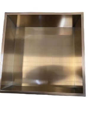 Hotel Brushed Oberfläche Gunmetal Schwarz Wand eingesetzt Nische für Duschzimmer 12 &quot;x 24
