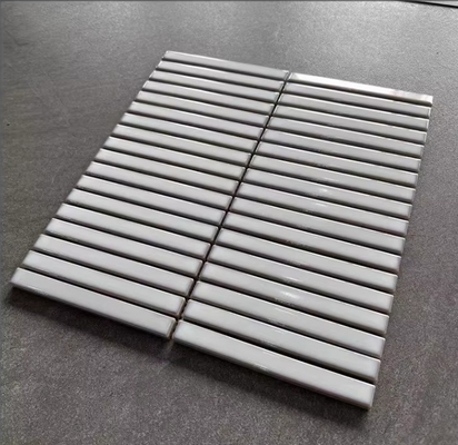 Matte 3D Marmor Kitkat Fliesen in Weiß Rosa Grün Blau Druck für Badezimmer Innenwand