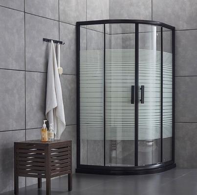 Modernes Design aus Edelstahl Duschzimmer Glas Türgriff mit Elektroplatte Oberfläche