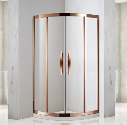Modernes Design aus Edelstahl Duschzimmer Glas Türgriff mit Elektroplatte Oberfläche