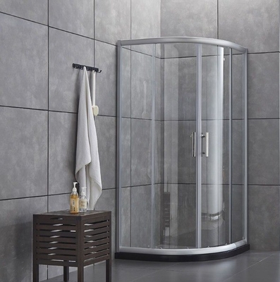 Schiebe Dusche Gehäuse mit gebürsteten Oberfläche Moderne Ergänzung zum Bad
