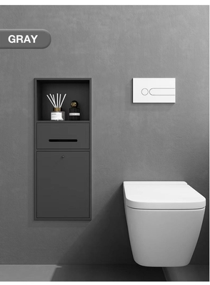 304 Edelstahl Badezimmer Wand Dusche Nische mit Lichtern für Hotel Badezimmer Umbau