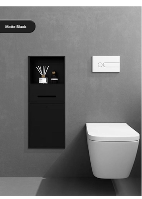 304 Edelstahl Badezimmer Wand Dusche Nische mit Lichtern für Hotel Badezimmer Umbau