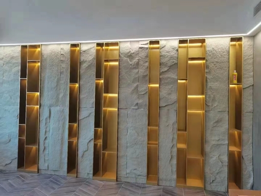 304 Edelstahl Badezimmer Wand Dusche Nische mit Lichtern für Hotel Badezimmer Umbau