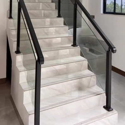 Matt Finish Edelstahl Glasdeck Geländer Mast-Säule für Balkon-Systeme