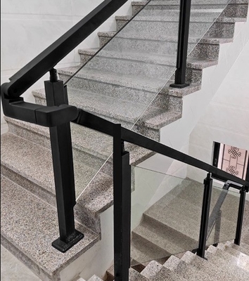 Matt Finish Edelstahl Glasdeck Geländer Mast-Säule für Balkon-Systeme