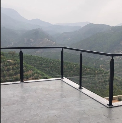 Matt Finish Edelstahl Glasdeck Geländer Mast-Säule für Balkon-Systeme