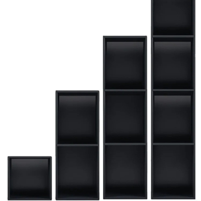 Wasserdichtes Duschfach mit Doppelregal und LED-Licht Modernes Design 12x20