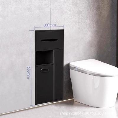 Wasserdichtes Duschfach mit Doppelregal und LED-Licht Modernes Design 12x20