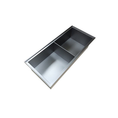 Wasserdichtes Duschfach mit Doppelregal und LED-Licht Modernes Design 12x20
