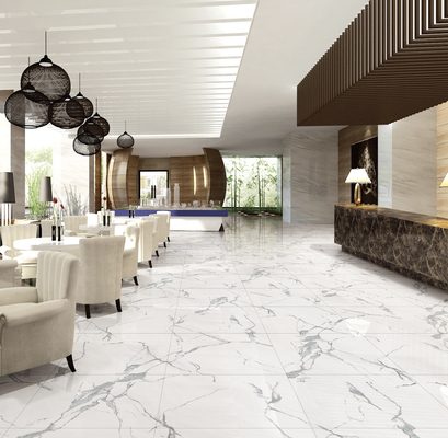 Hotel Villa Marmorfliesen Carreaux Sol 60x60 für weiße Hintergrundwand im Wohnzimmer