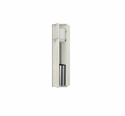 Modernes Design Edelstahl Badezimmer Toilettenbürste mit eingebauter Wandnische und Longue Salle de Bain Lichter 2023