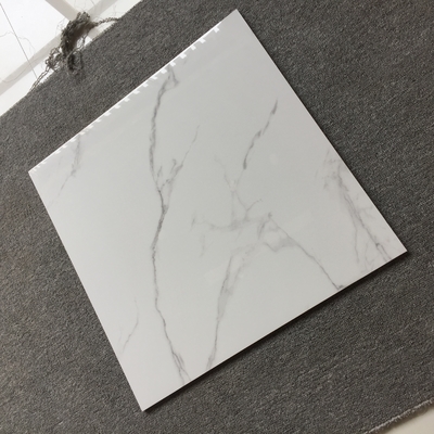 Porzellanfliesen im Stil des modernen Designs Bianco Carrara Weiß für die Wohnzimmerdekoration