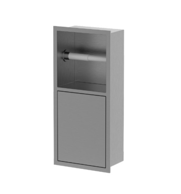 Edelstahl Toilettenbürste in gebürsteter Oberfläche perfekt für jedes Baddesign