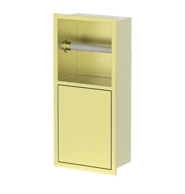 Edelstahl Toilettenbürste in gebürsteter Oberfläche perfekt für jedes Baddesign