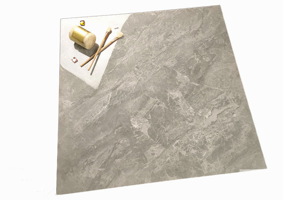 Gelb / Gold Wohnzimmer Stein Nachahmung Textur 600x600 Polierte Porzellantfliesen
