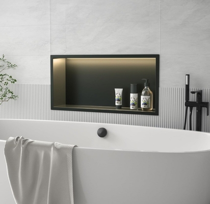 Wasserdichte Edelstahl Dusche Nische mit leichten modernen Design Stil 12 x 36 Bewertungen