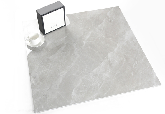 Gelb / Gold Wohnzimmer Stein Nachahmung Textur 600x600 Polierte Porzellantfliesen