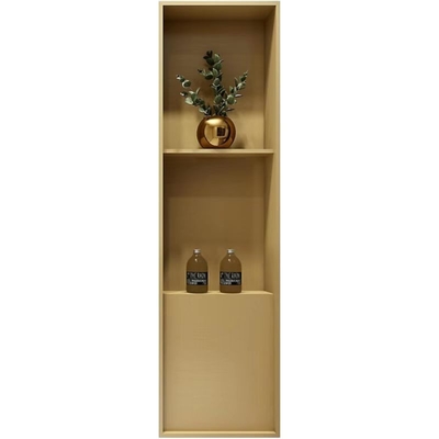 Moderne Gestaltung 300x400 Maßgeschneiderte Dusche Wand Nische Regale in Schwarz für Amazon Größe