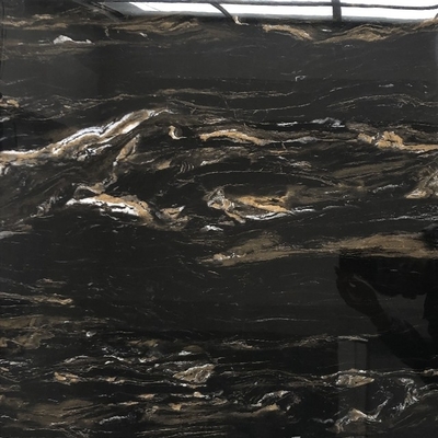 GLOSSY Schwarzgold Marmor Keramik 24x24 Quadrat Fliesen für Außen- und Innenbereich Glanz Bedürfnisse