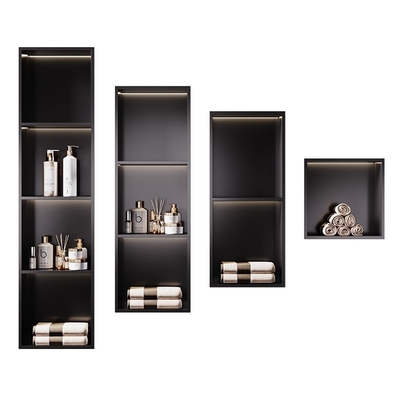 9 Zoll benutzerdefinierte Größe Dusche Zubehör Regal Wand Nische Edelstahl und wasserdicht