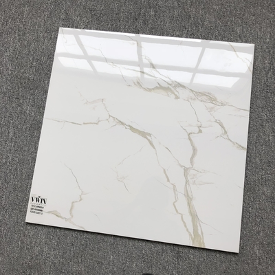 600*600mm Vollkörper Porzellan Gold. Weiße Innenraum-Bodenfliesen für zeitlosen Charme