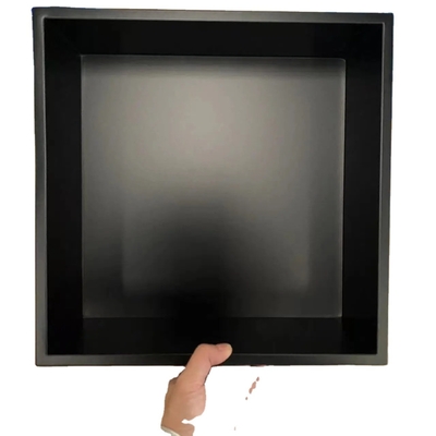 Lowes Custom Größe 9 Zoll Dusche Zubehör Regal Wandnische in wasserdicht schwarz schwarz