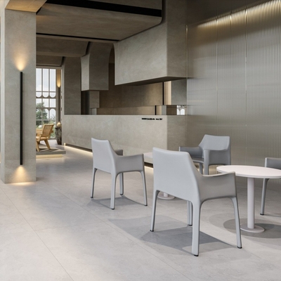 Beige Paver Tile 24*24 Travertin Porzellan für langlebige Innen- und Außenräume