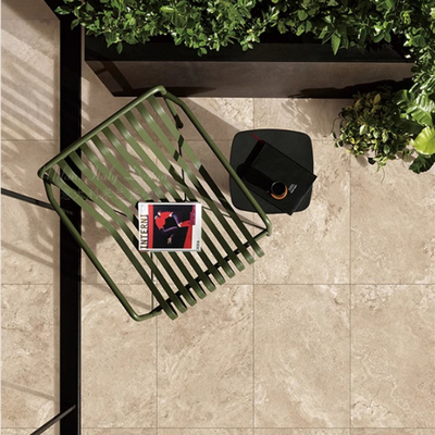 Modern Style Porcelain Pool Border Tile mit Travertine Look und 60x60 Floor Tiles
