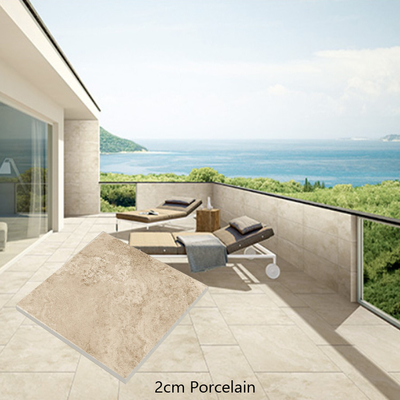 Modern Style Porcelain Pool Border Tile mit Travertine Look und 60x60 Floor Tiles